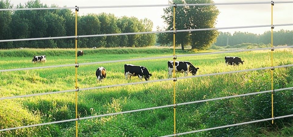 Pulwell fiberglass post for cattle, cows fencing